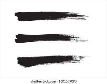 art brush paint stroke background ink black