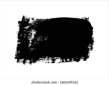 art brush paint stroke background ink black