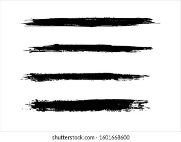 art brush paint stroke background ink black