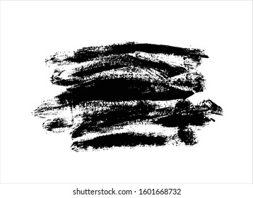 art brush paint stroke background ink black