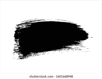 art brush paint stroke background ink black