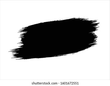 art brush paint stroke background ink black