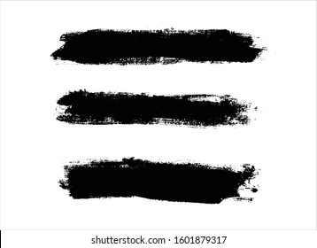 art brush paint stroke background ink black