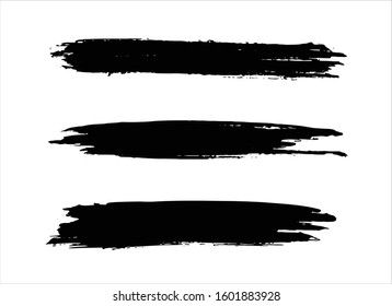 art brush paint stroke background ink black
