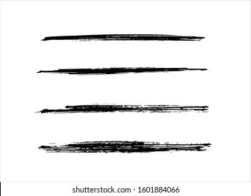 art brush paint stroke background ink black