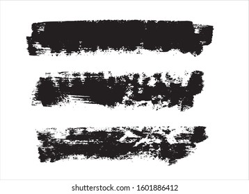 art brush paint stroke background ink black