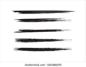 art brush paint stroke background ink black