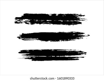 art brush paint stroke background ink black