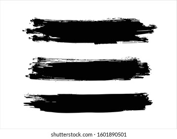 art brush paint stroke background ink black