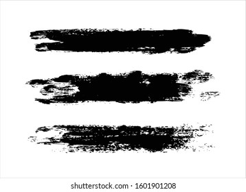 art brush paint stroke background ink black
