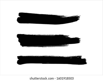 art brush paint stroke background ink black