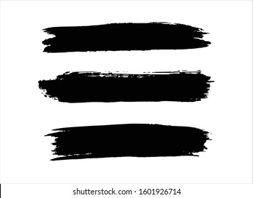 art brush paint stroke background ink black