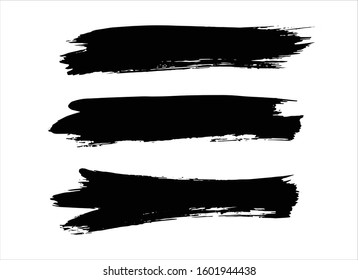 art brush paint stroke background ink black