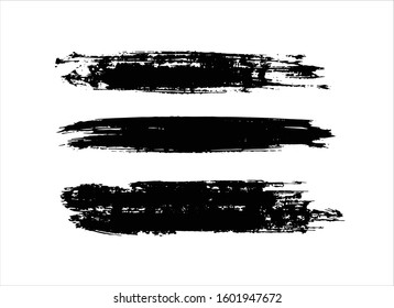 art brush paint stroke background ink black