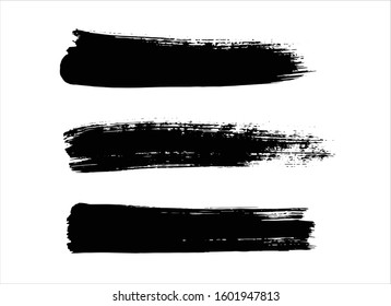 art brush paint stroke background ink black