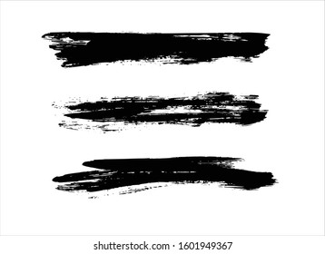 art brush paint stroke background ink black