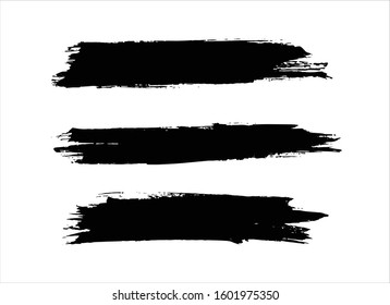 art brush paint stroke background ink black
