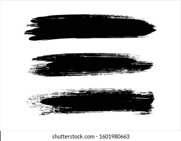 art brush paint stroke background ink black