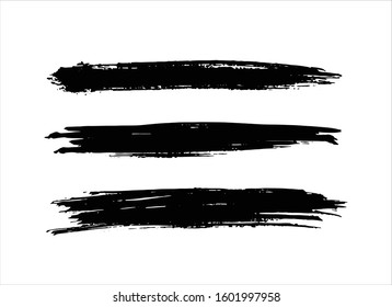 art brush paint stroke background ink black