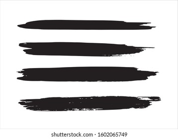 art brush paint stroke background ink black