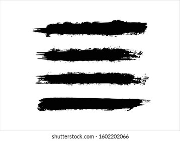 art brush paint stroke background ink black