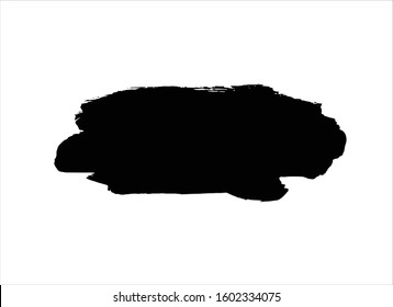 art brush paint stroke background ink black