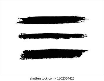 art brush paint stroke background ink black