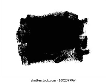 art brush paint stroke background ink black