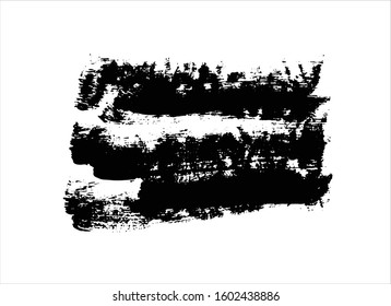 art brush paint stroke background ink black