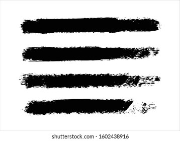 art brush paint stroke background ink black