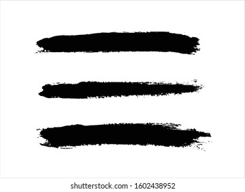 art brush paint stroke background ink black