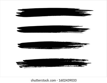 art brush paint stroke background ink black