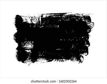art brush paint stroke background ink black