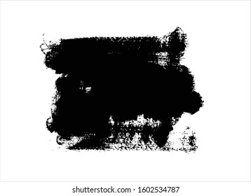 art brush paint stroke background ink black