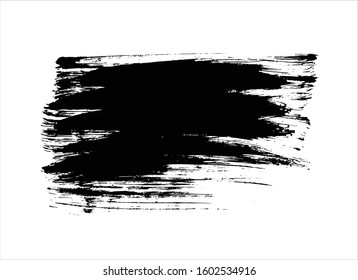 art brush paint stroke background ink black