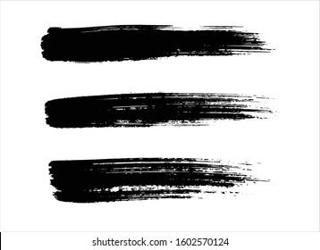 art brush paint stroke background ink black