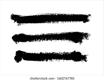art brush paint stroke background ink black