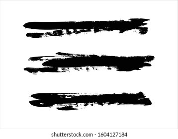 art brush paint stroke background ink black