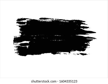 art brush paint stroke background ink black