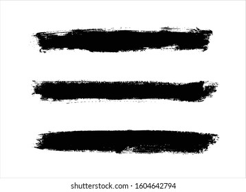 art brush paint stroke background ink black