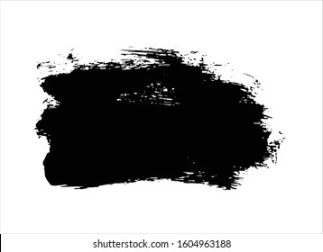art brush paint stroke background ink black
