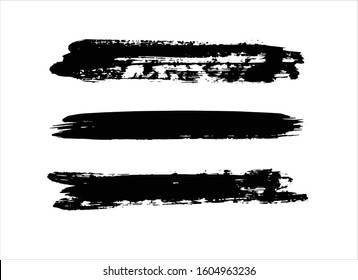 art brush paint stroke background ink black