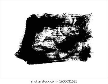 art brush paint stroke background ink black