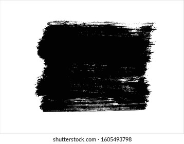 art brush paint stroke background ink black