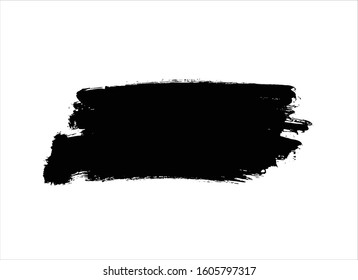 art brush paint stroke background ink black