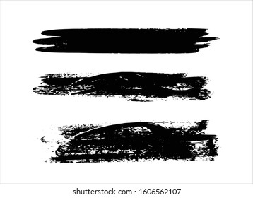 art brush paint stroke background ink black