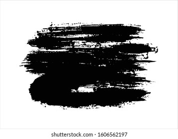 art brush paint stroke background ink black