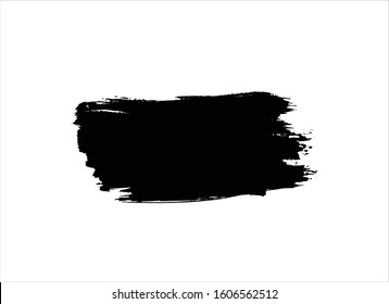 art brush paint stroke background ink black