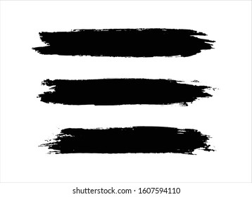 art brush paint stroke background ink black