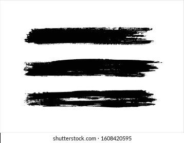 art brush paint stroke background ink black